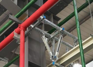 建水该抗震支架的整体式支吊架结构协调性好